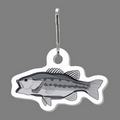 Zippy Clip - Wide Mouth Bass Tag W/ Clip Tab